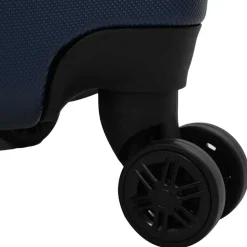 vidaXL Kuffert med lås 3 pcs Mørk blå 50 x 31 x 78 cm ABS Plastik