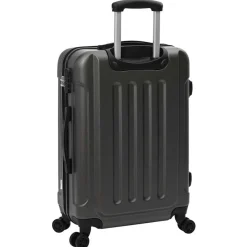 vidaXL Kuffert med lås 3 pcs Mørkegrå 50 x 31 x 78 cm ABS Plastik