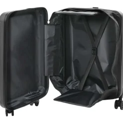 vidaXL Kuffert med lås Mørkegrå 34 x 23 x 55.5 cm ABS Plastik