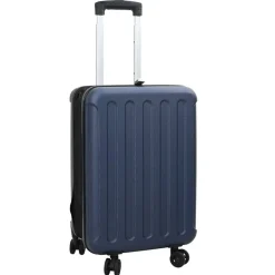 vidaXL Kuffert med lås Mørkeblå 34 x 23 x 55.5 cm ABS Plastik