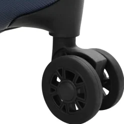 vidaXL Kuffert med lås Mørkeblå 34 x 23 x 55.5 cm ABS Plastik