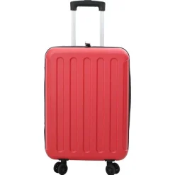 vidaXL Kuffert med lås Rød 34 x 23 x 55.5 cm ABS Plastik