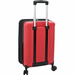 vidaXL Kuffert med lås Rød 34 x 23 x 55.5 cm ABS Plastik