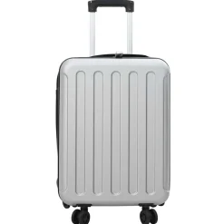 vidaXL Kuffert med lås Sølv 34 x 23 x 55.5 cm ABS Plastik