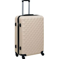 vidaXL kuffertsæt 3 dele hardcase ABS guldfarvet