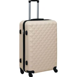 vidaXL kuffertsæt 2 dele hardcase ABS guldfarvet