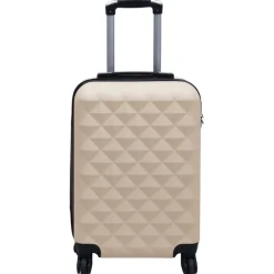 vidaXL kuffertsæt 2 dele hardcase ABS guldfarvet