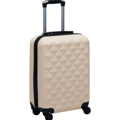 vidaXL kuffertsæt 2 dele hardcase ABS guldfarvet
