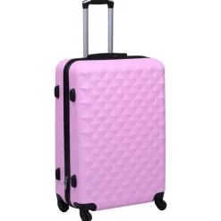 vidaXL kuffertsæt 3 stk. hardcase ABS pink
