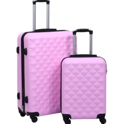 vidaXL kuffertsæt 2 stk. hardcase ABS pink