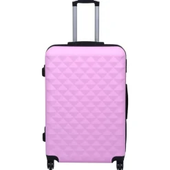 vidaXL kuffertsæt 2 stk. hardcase ABS pink