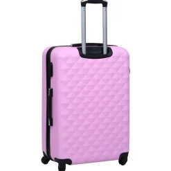 vidaXL kuffertsæt 2 stk. hardcase ABS pink