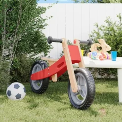 vidaXL løbecykel til børn rød