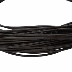 vidaXL Lædersnor Mørk Brun Ø1 mm x 5 m Læder