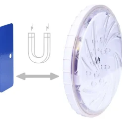 vidaXL LED-poollampe nedsænkelig og flydende fjernbetjening flerfarvet
