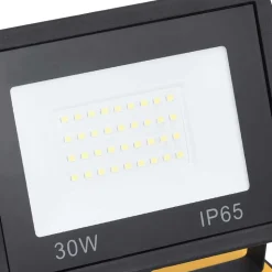 vidaXL LED-projektør med håndtag 2x30 W varm hvid
