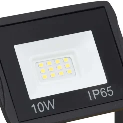 vidaXL LED-projektør med håndtag 2x10 W varmt hvidt lys