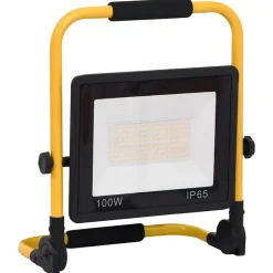 vidaXL LED-projektør med håndtag 100 W varm hvid