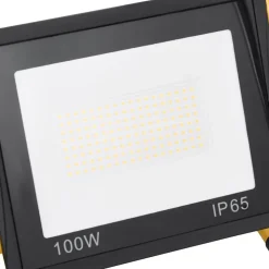 vidaXL LED-projektør med håndtag 100 W varm hvid