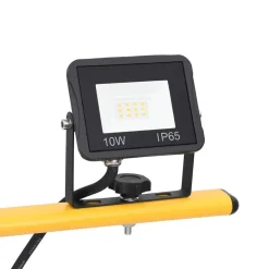 vidaXL LED-projektør med stativ 2x10 W varm hvid