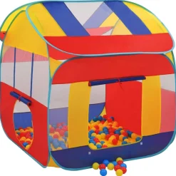 vidaXL legetelt med 550 bolde 123x120x126 cm