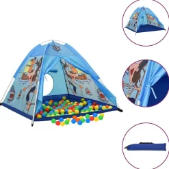 vidaXL legetelt til børn med 250 bolde 120x120x90 cm
