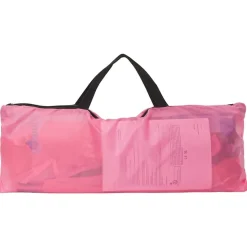 vidaXL legetelt til børn 69x94x104 cm med 250 bolde pink