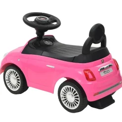 vidaXL legetøjsbil Fiat 500 lyserød
