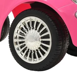 vidaXL legetøjsbil Fiat 500 lyserød