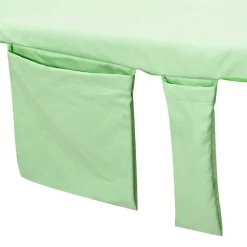 vidaXL Liggestols håndklæder 2 pcs Grøn 210 x 75 cm