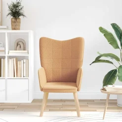 vidaXL lænestol Beige 62 x 67 x 95,5 cm Sherpa-stof