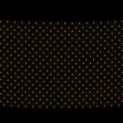 vidaXL lysnet 3x2 m 204 LED'er inde/ude varmt hvidt lys