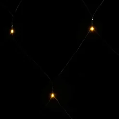 vidaXL lysnet 3x2 m 204 LED'er inde/ude varmt hvidt lys