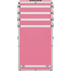 vidaXL makeupkuffert aluminium pink
