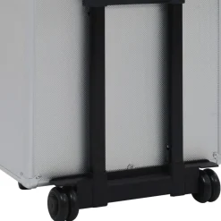 vidaXL makeupkuffert aluminium sølvfarvet