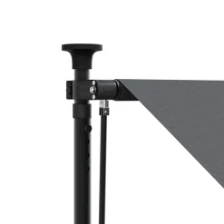 vidaXL markise 100x150 cm sammenrullelig stof og stål antracitgrå