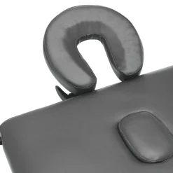 vidaXL massagebord med 2 zoner aluminiumsstel 186x68 cm antracitgrå