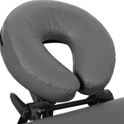 vidaXL massagebord med 4 zoner aluminiumsstel 186 x 68 cm antracitgrå
