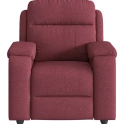 vidaXL massagestol stof vinrød
