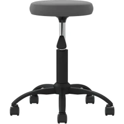 vidaXL massagetaburet fløjl mørkegrå