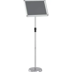 vidaXL Messeskærme Sølv 30 x 25 x 128 cm Aluminium