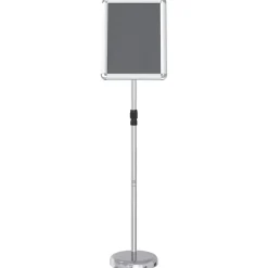 vidaXL Messeskærme Sølv 30 x 25 x 128 cm Aluminium