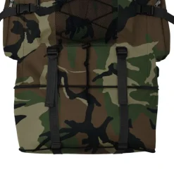 vidaXL Militærygsæk XXL 100 l Camouflage