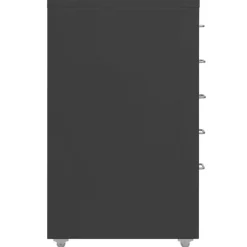 vidaXL mobilt arkivskab 28x41x69 cm metal antracitgrå