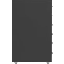 vidaXL mobilt arkivskab 28x41x69 cm metal antracitgrå