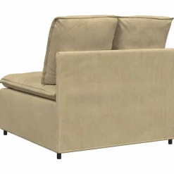 vidaXL modulopbygget sofacentermodul med hynder 100 cm grågrøn