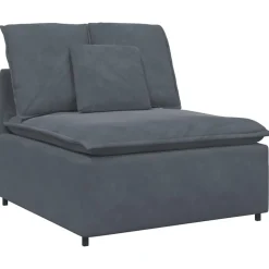 vidaXL modulopbygget sofacentermodul med hynder 100 cm mørkegrå