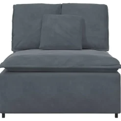 vidaXL modulopbygget sofacentermodul med hynder 100 cm mørkegrå
