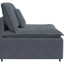 vidaXL modulopbygget sofacentermodul med hynder 100 cm mørkegrå