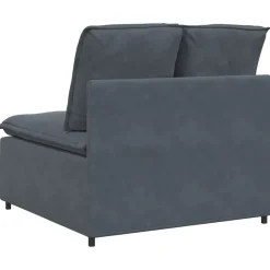 vidaXL modulopbygget sofacentermodul med hynder 100 cm mørkegrå